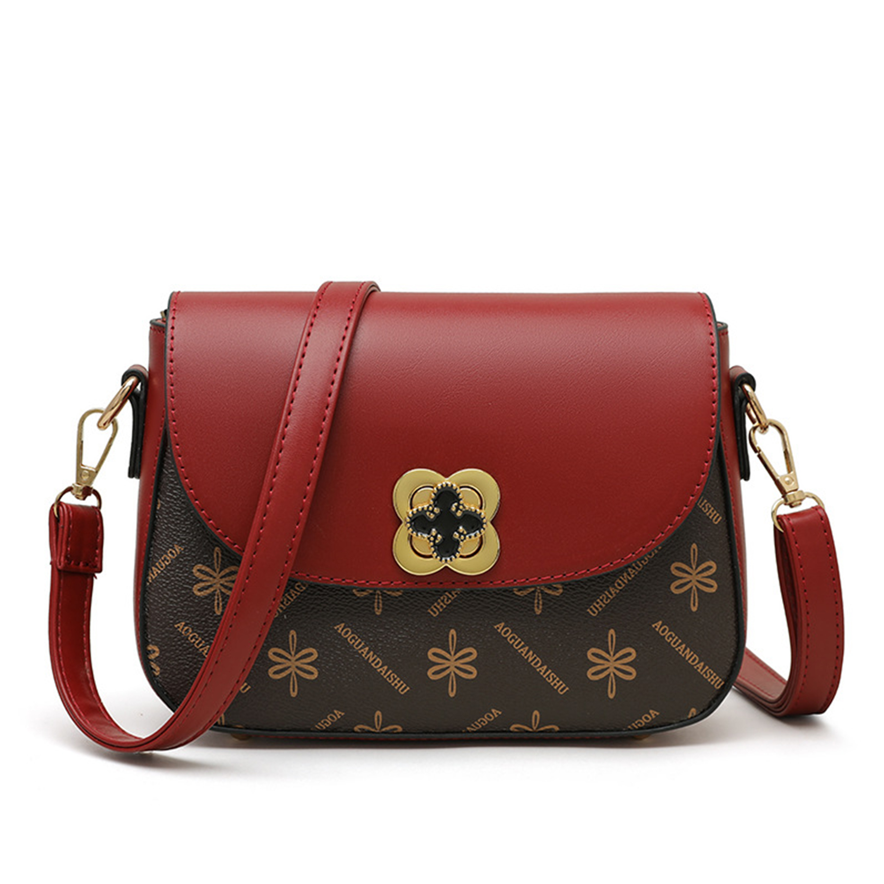 Pu Leather mini waterproof printed mobile Cross-body Bag 8