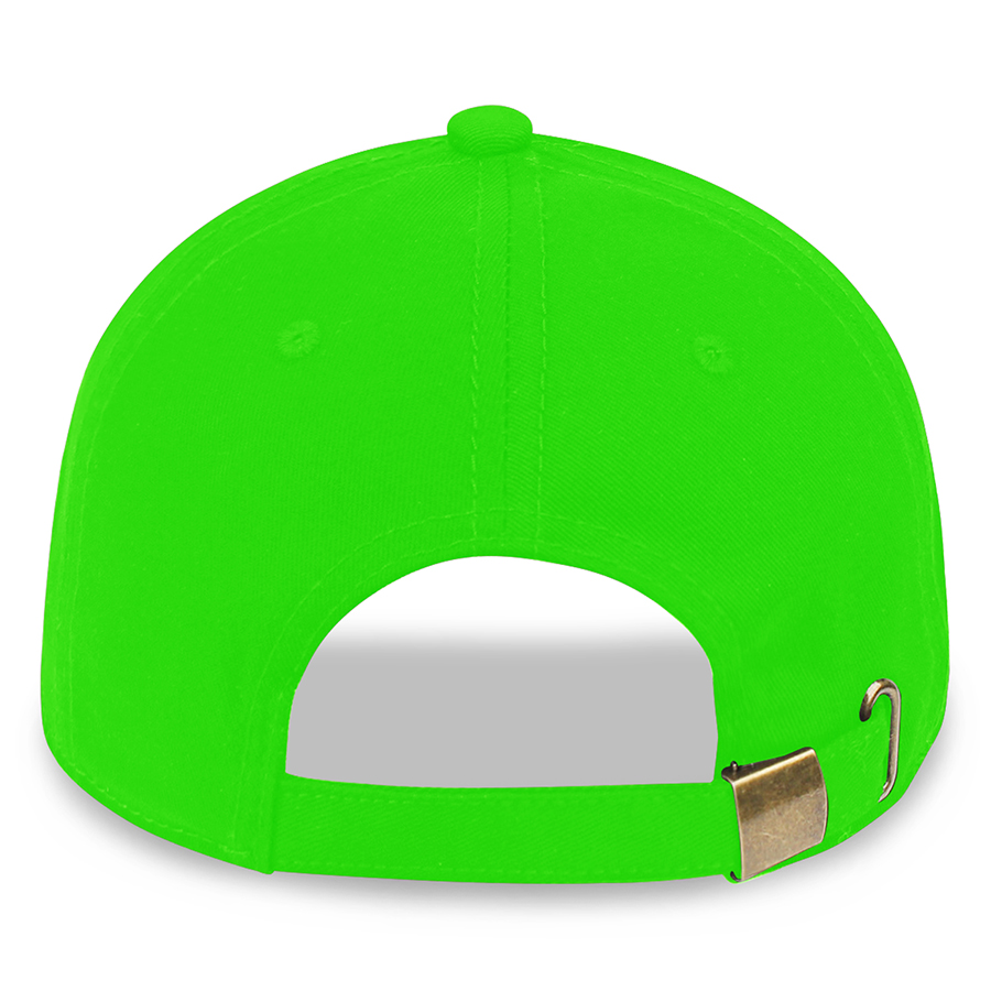 Stock Solid Color Cotton 6-Panel Baseball Cap w/ Metal Tuck 38