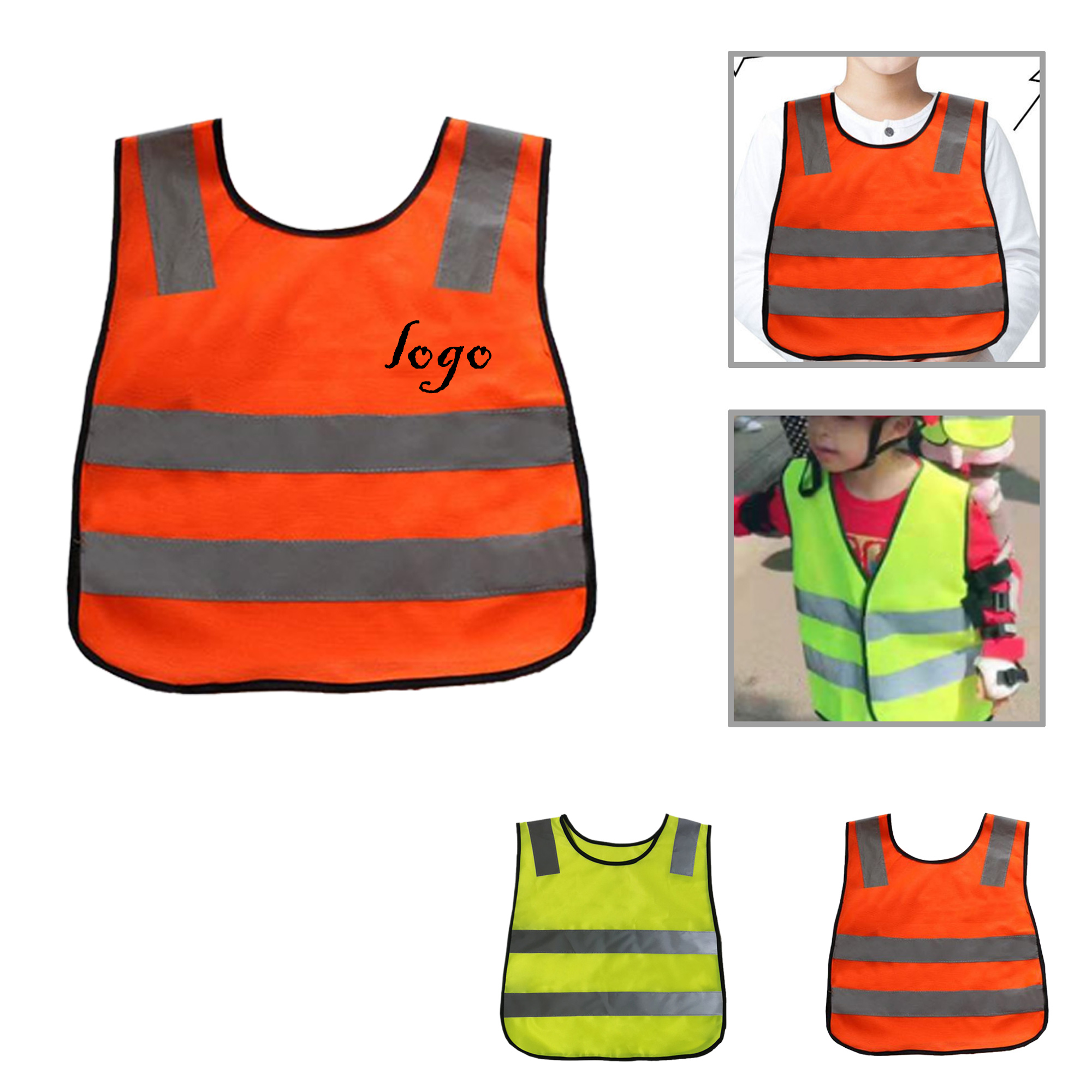 MOQ30 Kids High Visibility Safety Vests 2