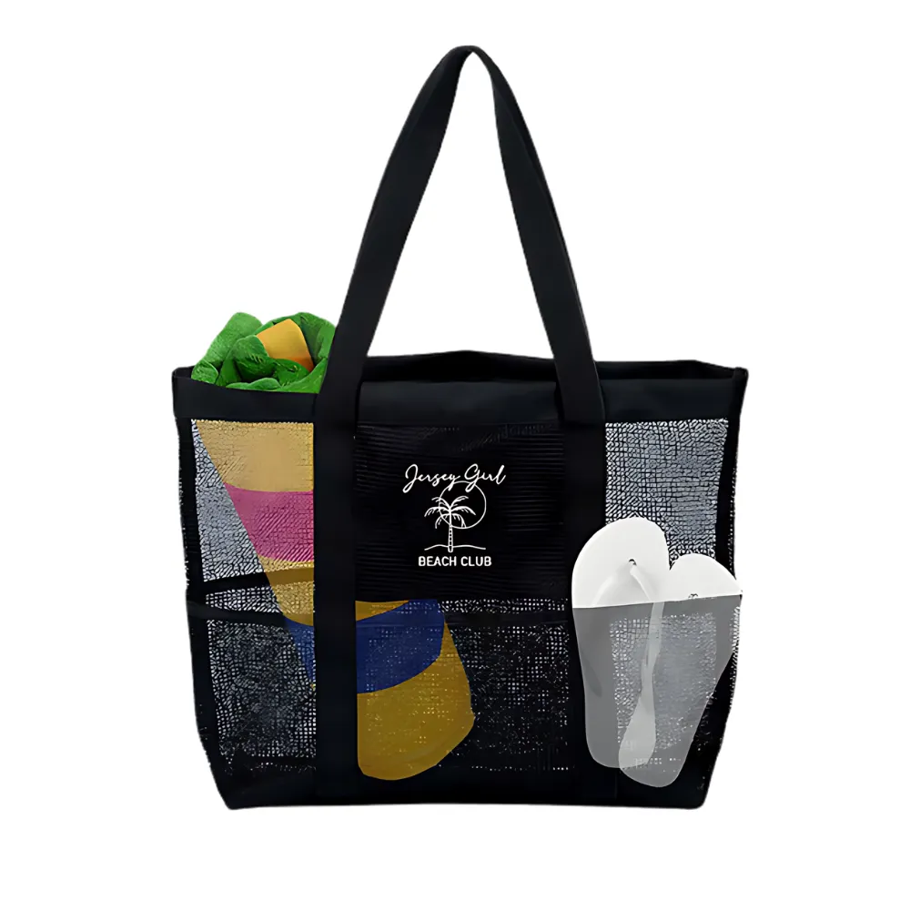 Deluxe Mesh Beach Tote Bag 6