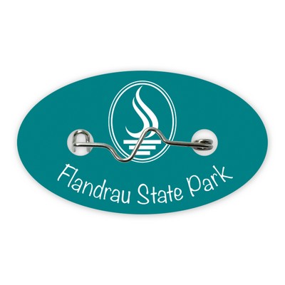 Beach Badges (1.375" x 2.375" Oval)