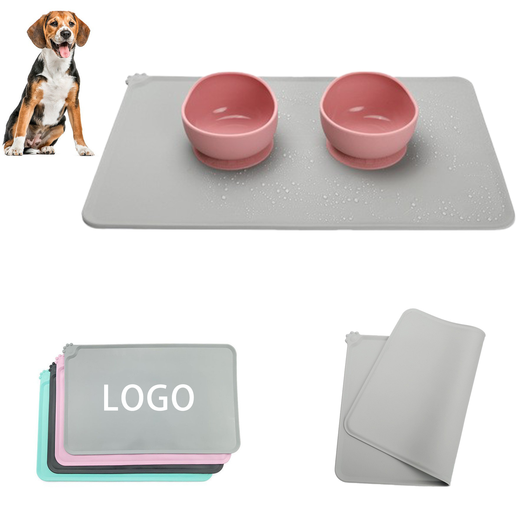 Silicone mat for cat bowls 1