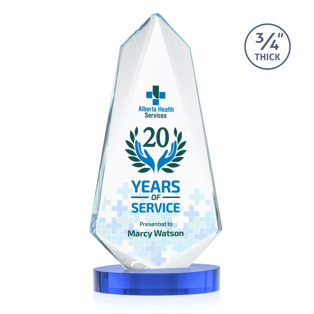 Sheridan VividPrint™ Award on Alberton Base - Sky Blue 8