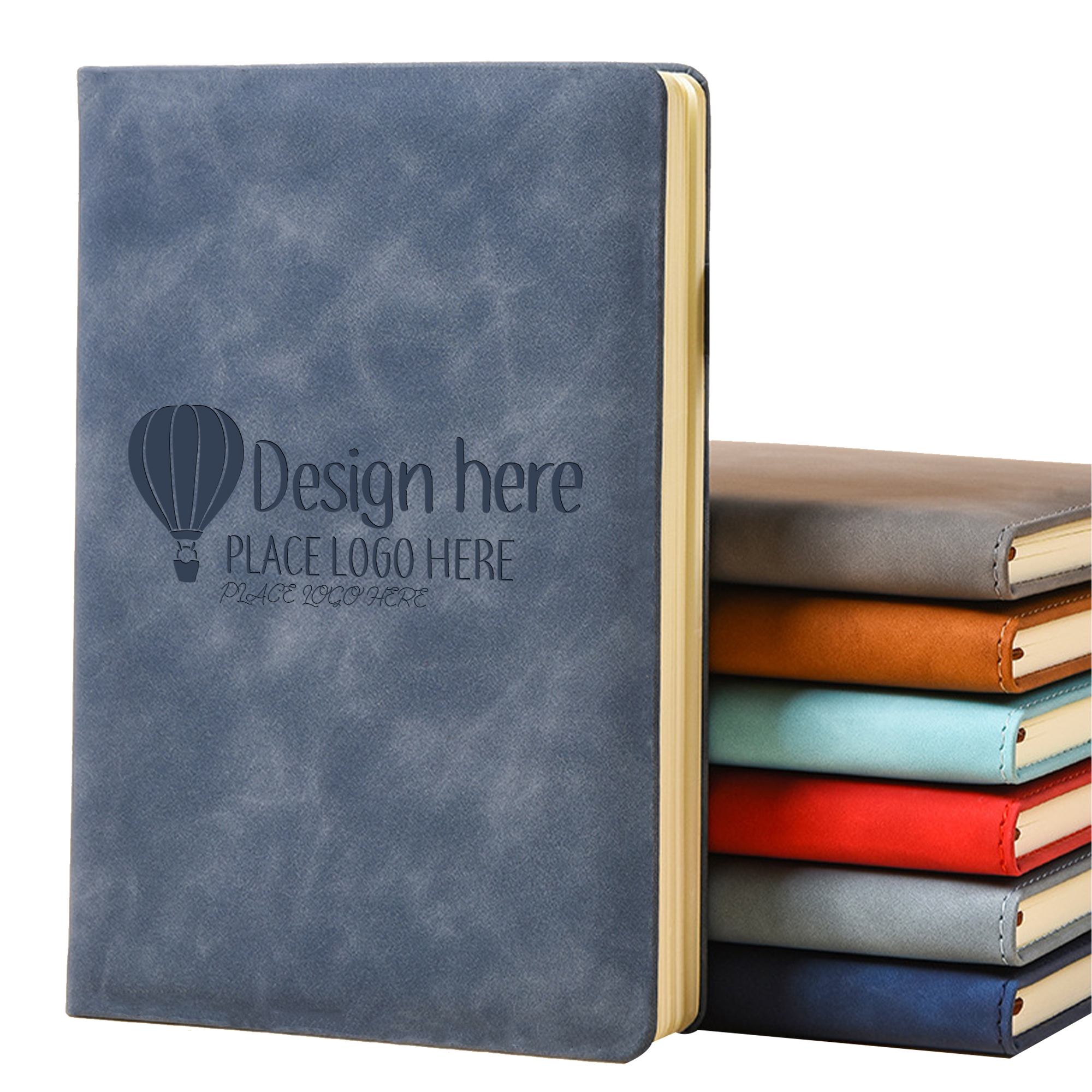 PU Leather A5 Office Notebook, 100 Pages with Bookmark 1