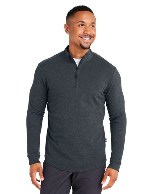 Men's Emery Quarter-Zip Pullover - SWE500, custom hoodie or sweatshirt with logo imprint 3