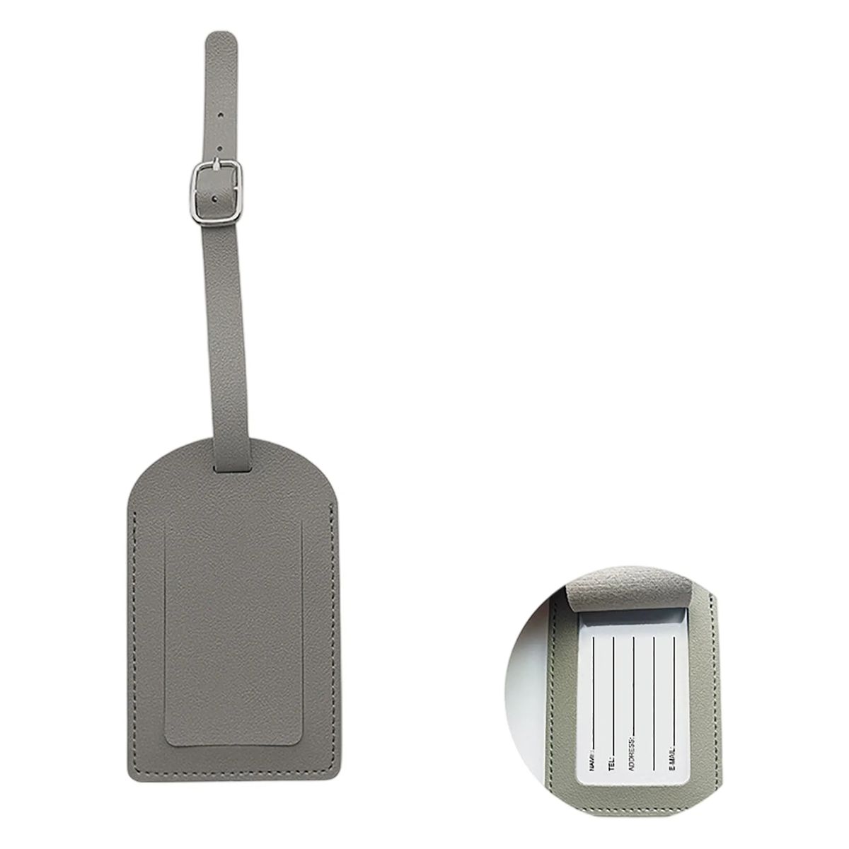 PU Leather Luggage Tag for Business and Vacation Use 11