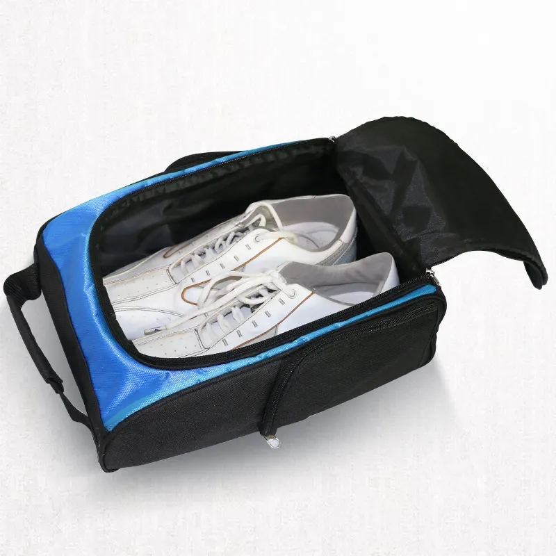 Zippered Golf Shoe Bag with Outside Pockets 4