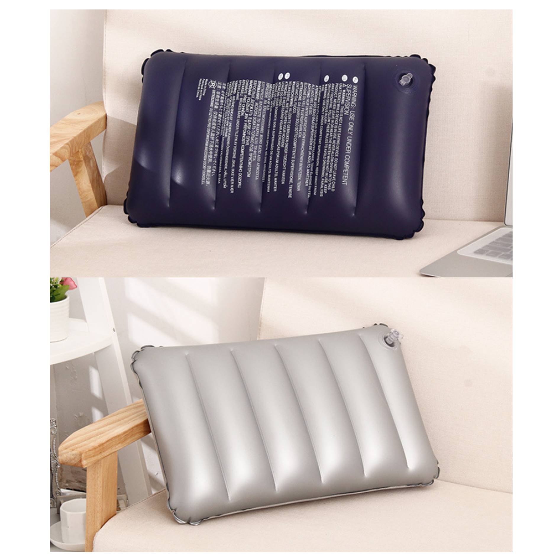 Portable Travel Inflatable Lightweight Pillow 4