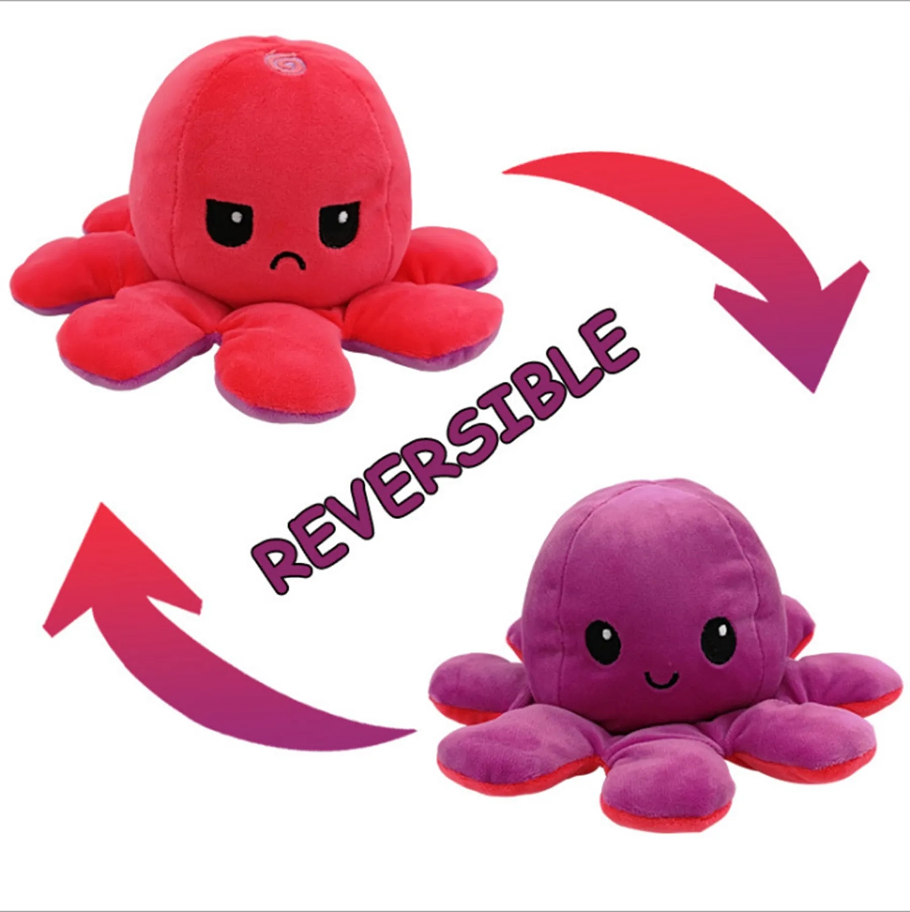 Cute Double-Sided Flipped Octopus Plush Toy 23