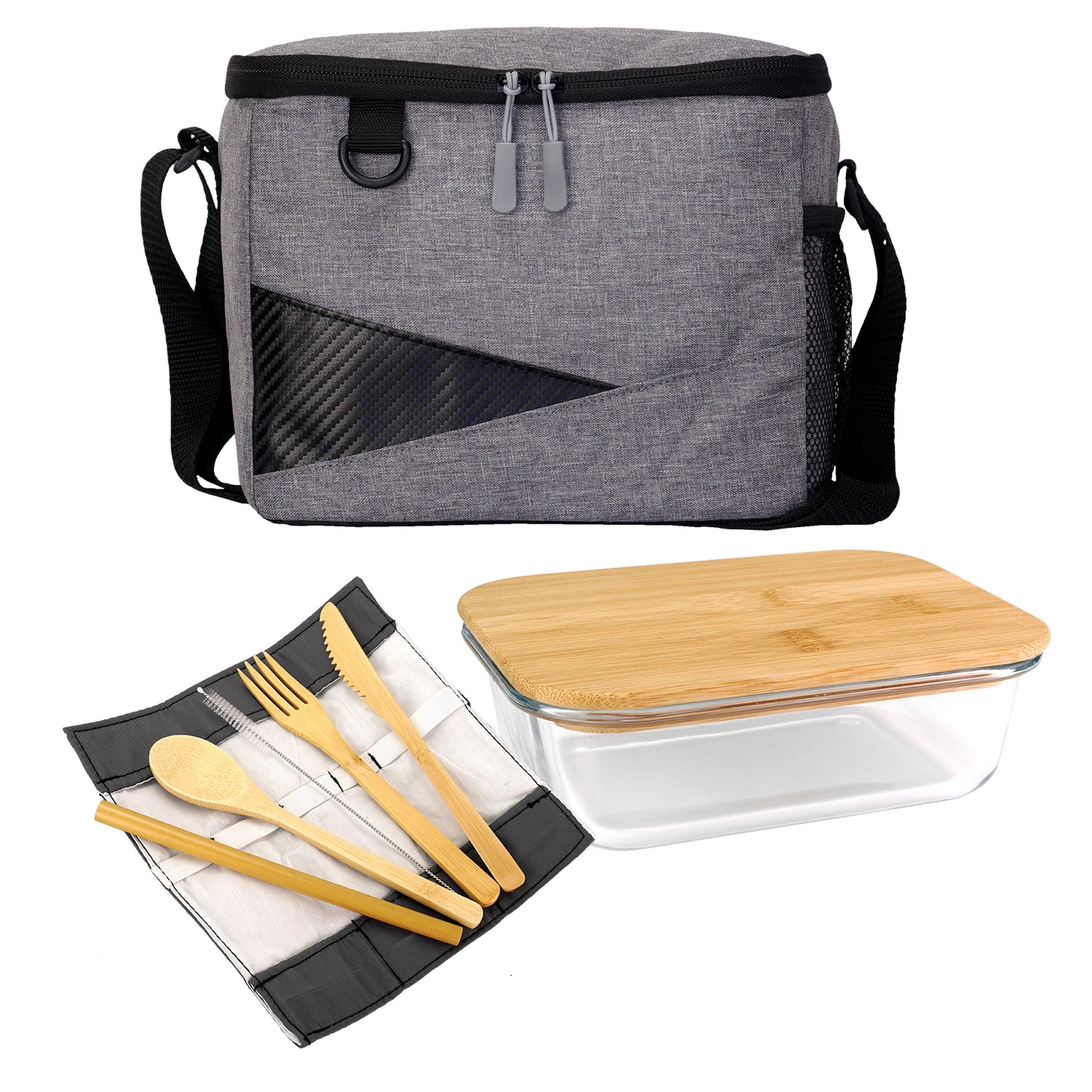 RECYCLED COOLER & BAMBOO SET 11