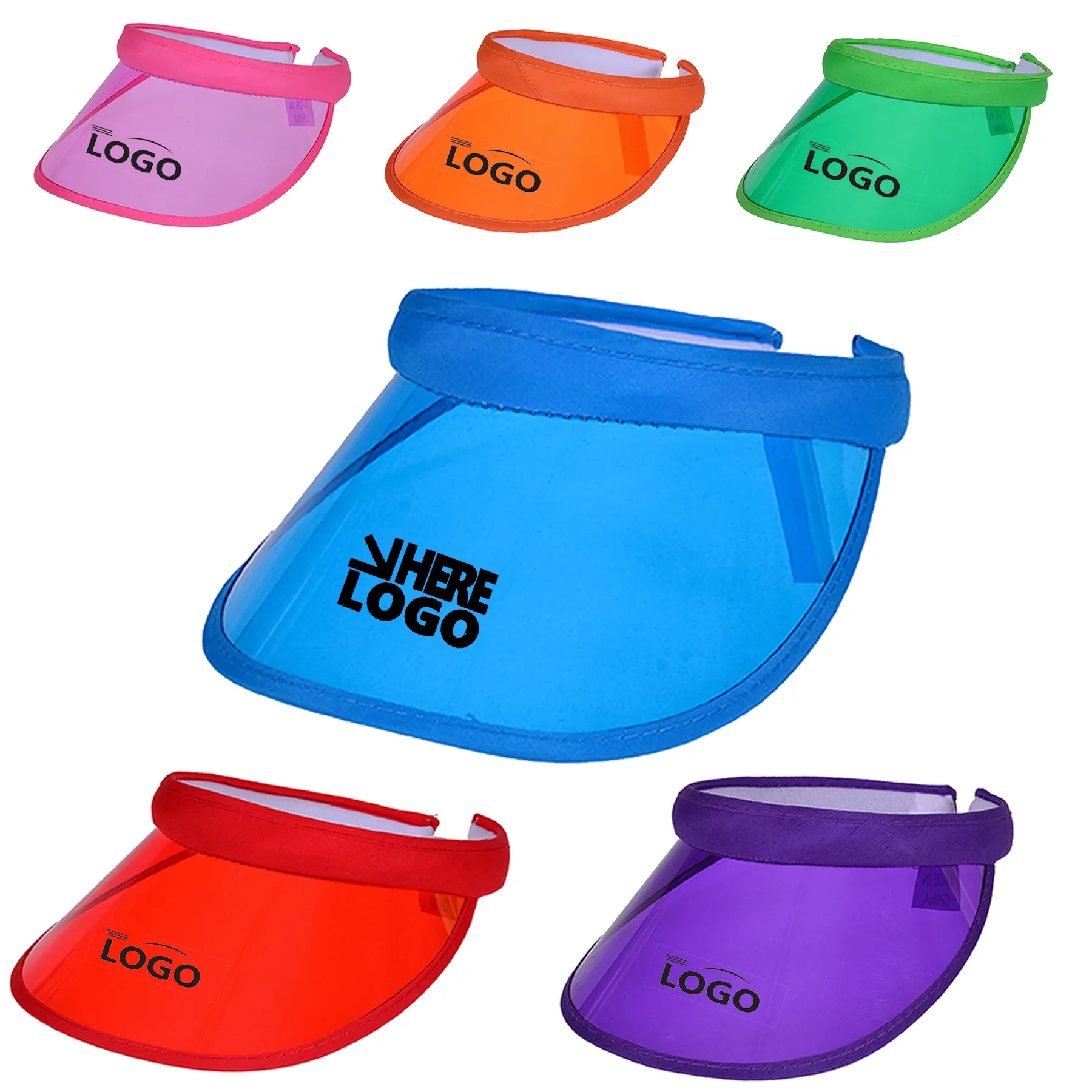 Unisex PVC Sun Visors 3