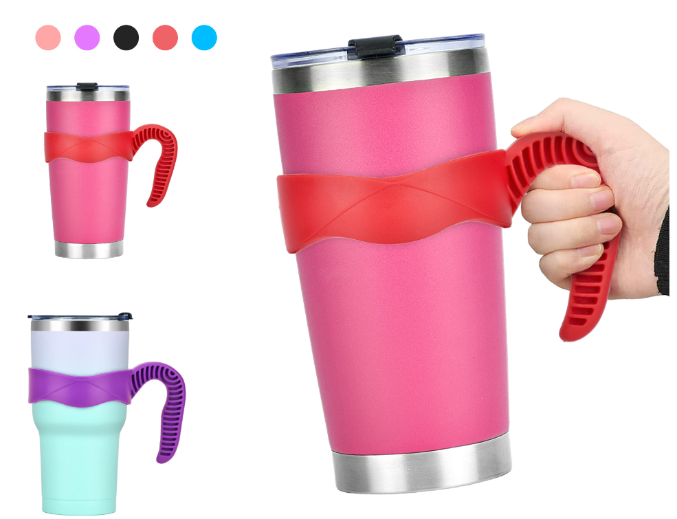 Tumbler Handle / Anti Slip Travel Mug Grip Cup Holder 2