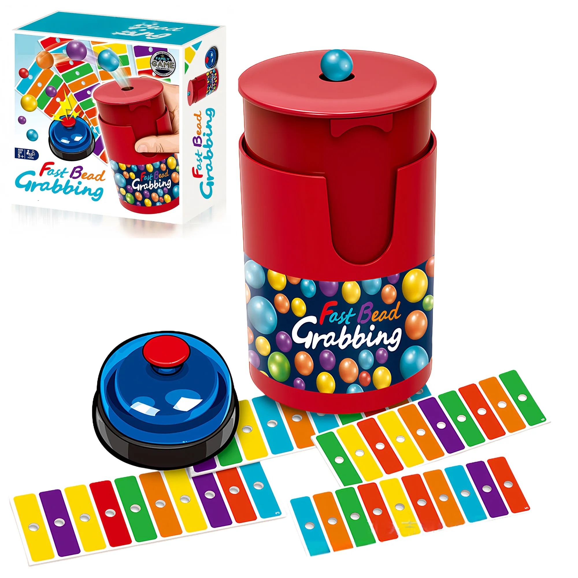 Interactive Color Ball Bingo Game Set For Family Party Fun 1