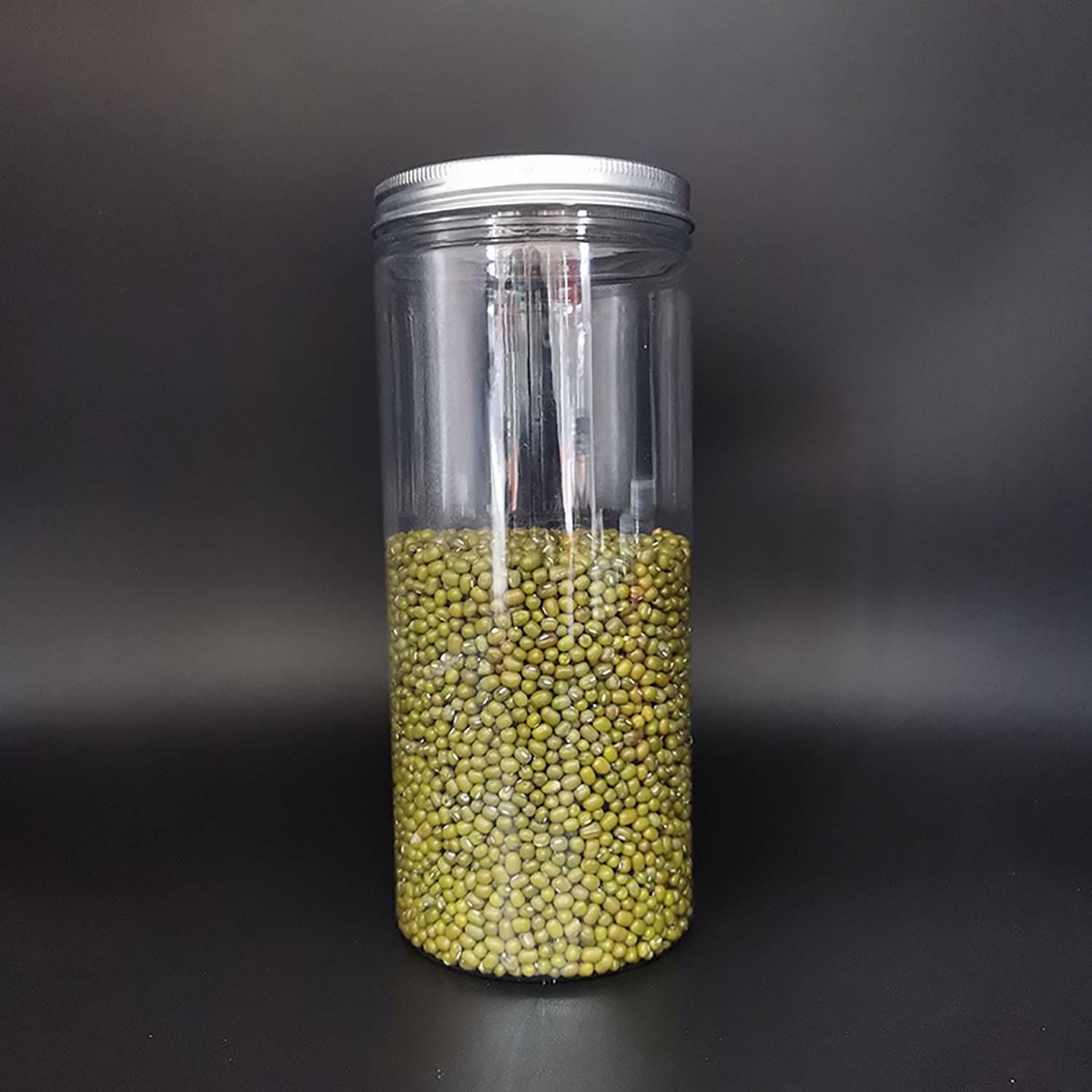 Transparent Plastic Storage Jar 5