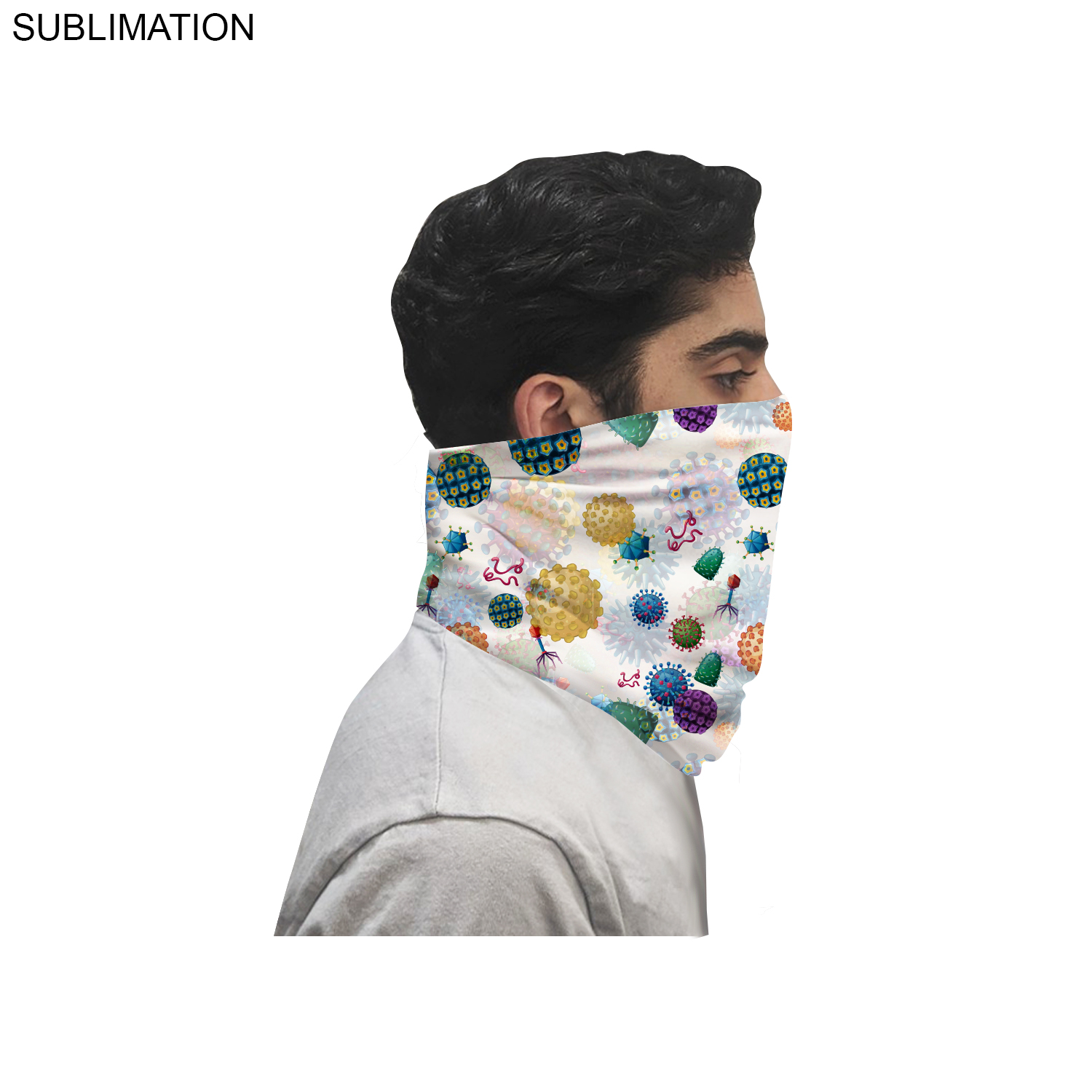 72 Hr Fast Ship - Domestic Made Sublimated Face Mask, Neck Gaiter 4