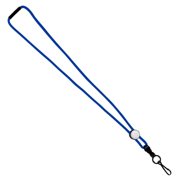 3/16" Nylon Cord Lanyard with Snap-Buckle Release, Standard O-Ring & Slider 45