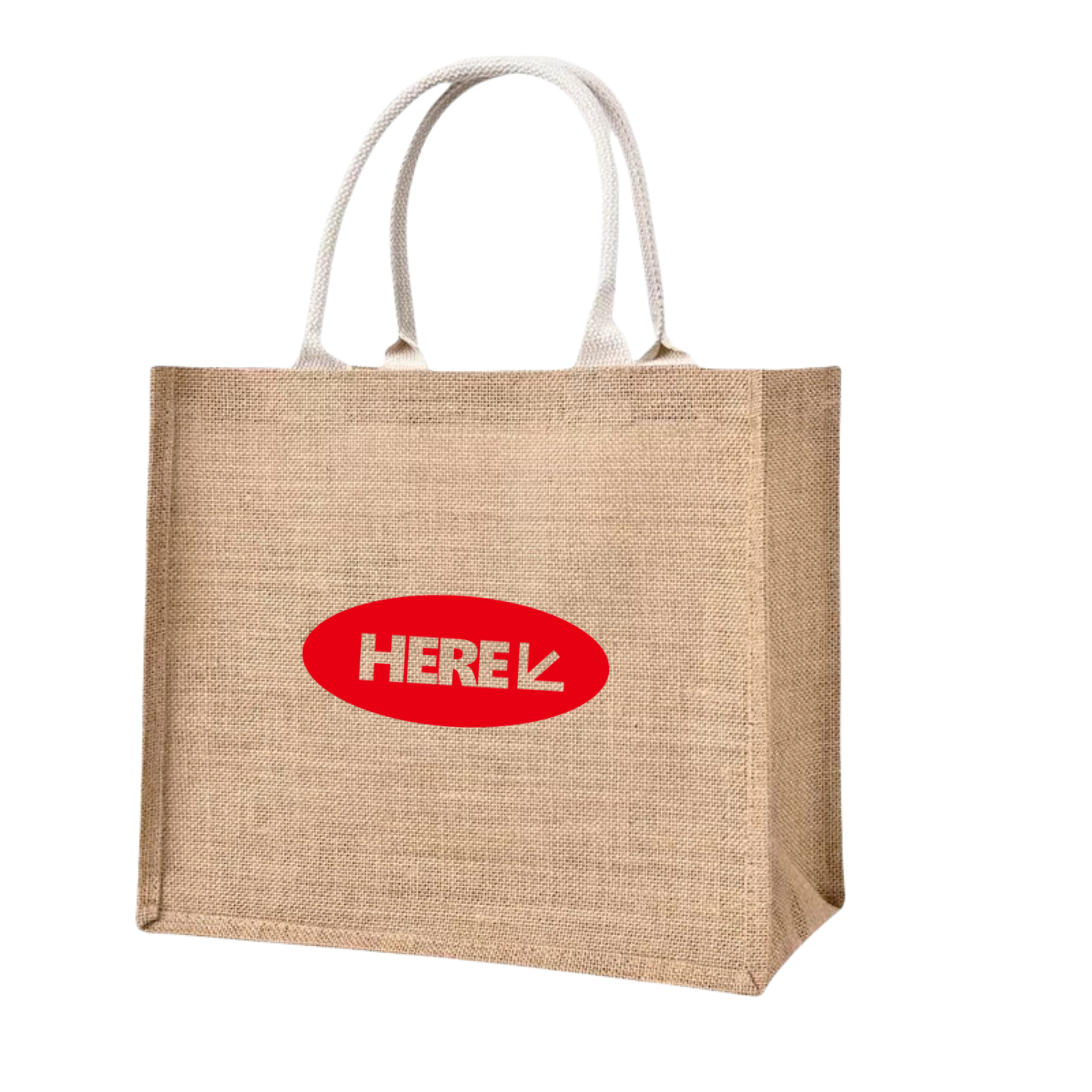Eco Friendly Reusable Yellow Burlap Bags 2