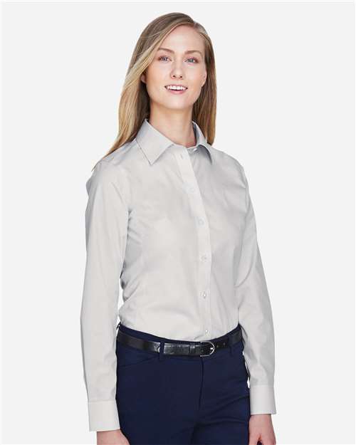 Women's Crown Collection® Broadcloth Woven Dress Shirt - D620W 27