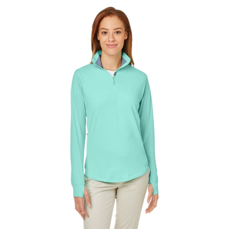 Nautica Ladies' Saltwater Quarter-Zip Pullover 4