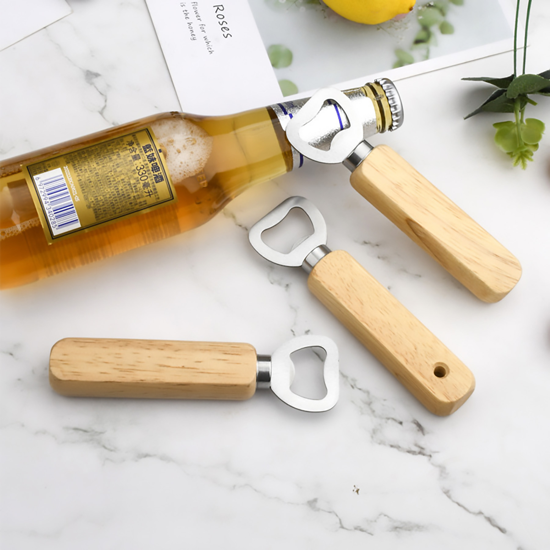 Stainless Steel Beer Beverage Bottle Opener 13