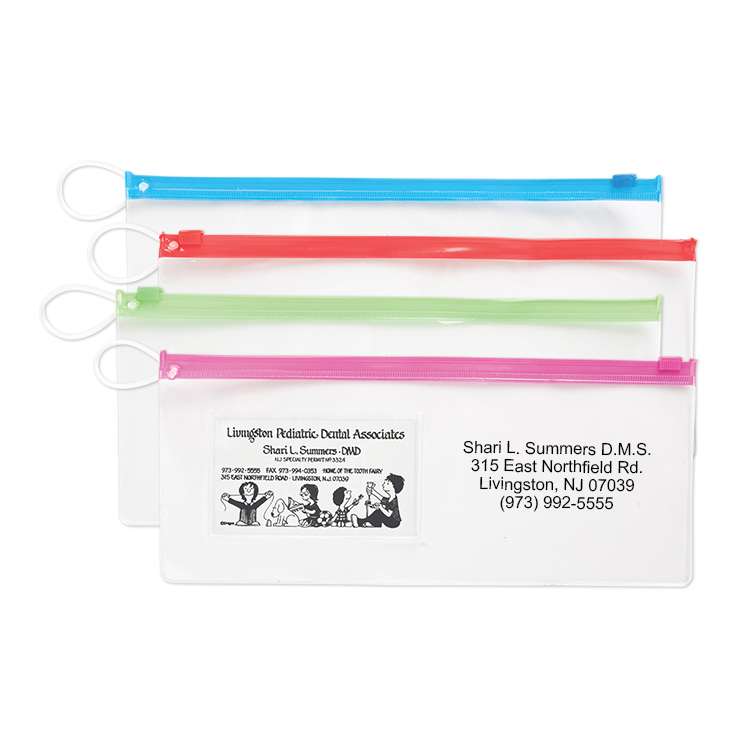 Pouch w/ Business Card Slot & Assorted Color Trim 3