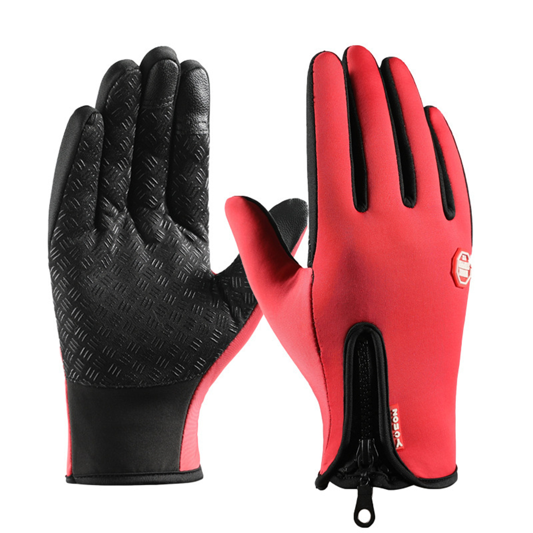 Winter Warm Gloves With Zipper 4