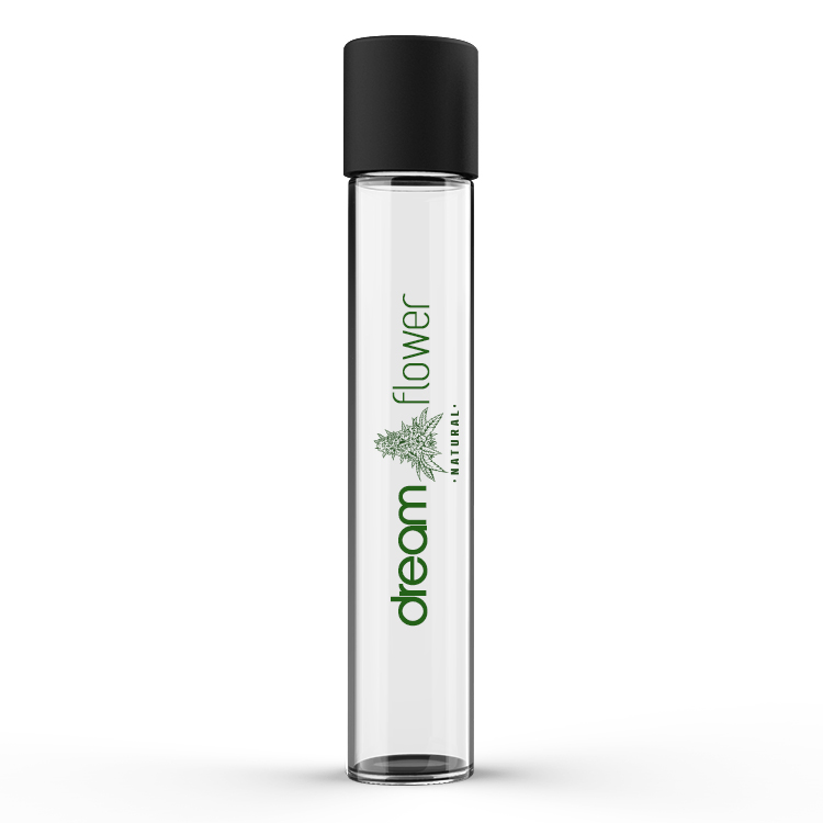 Glass Pre Roll Joint Tube with Direct Print 2