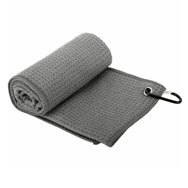 Waffle Golf Towel Wet & Dry Use 3