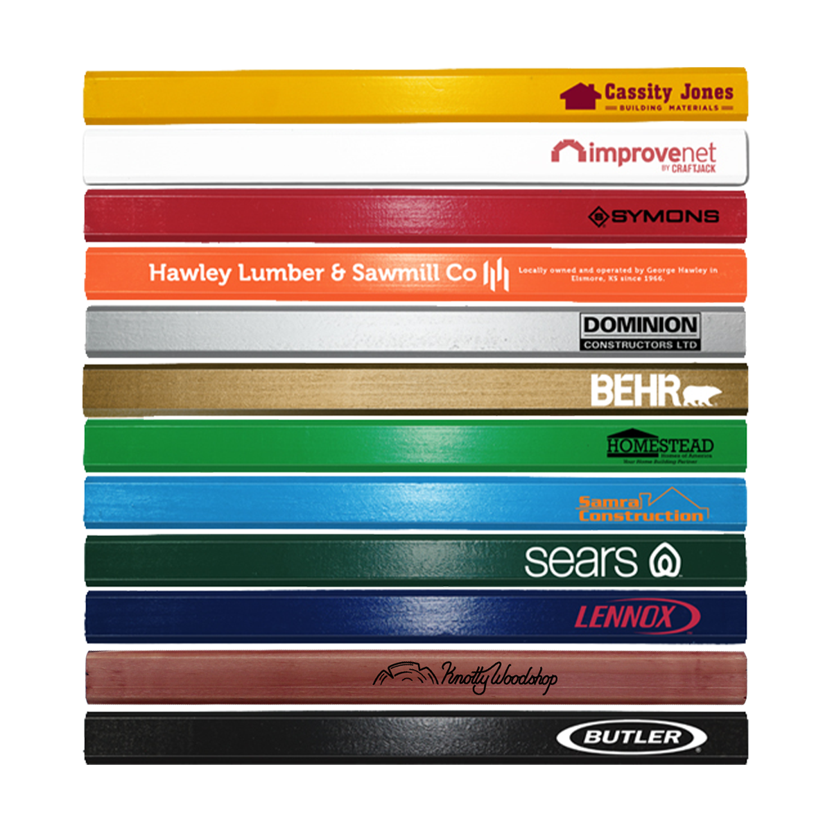 Enamel Finish Carpenter Pencil 15