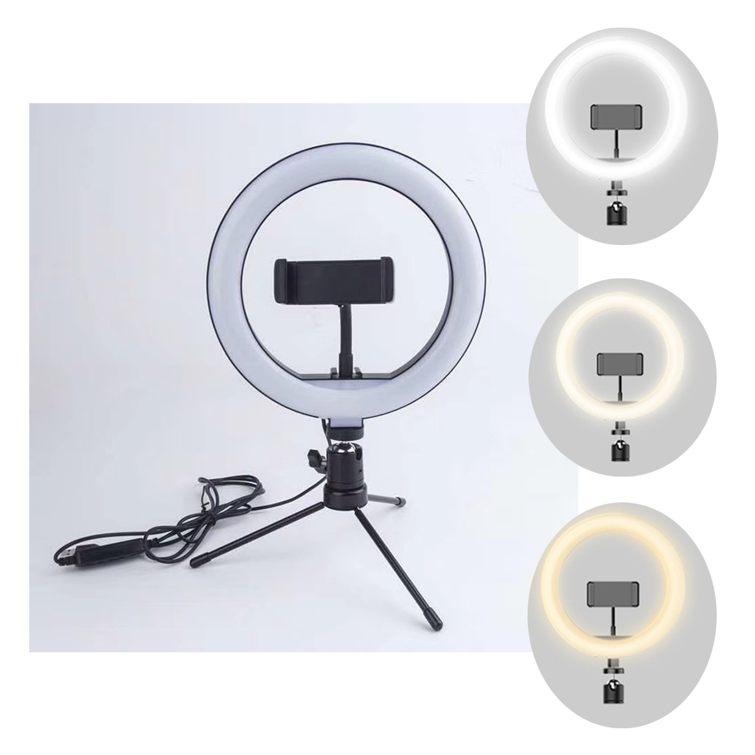 Selfie Ring Light with Tripod Stand 3