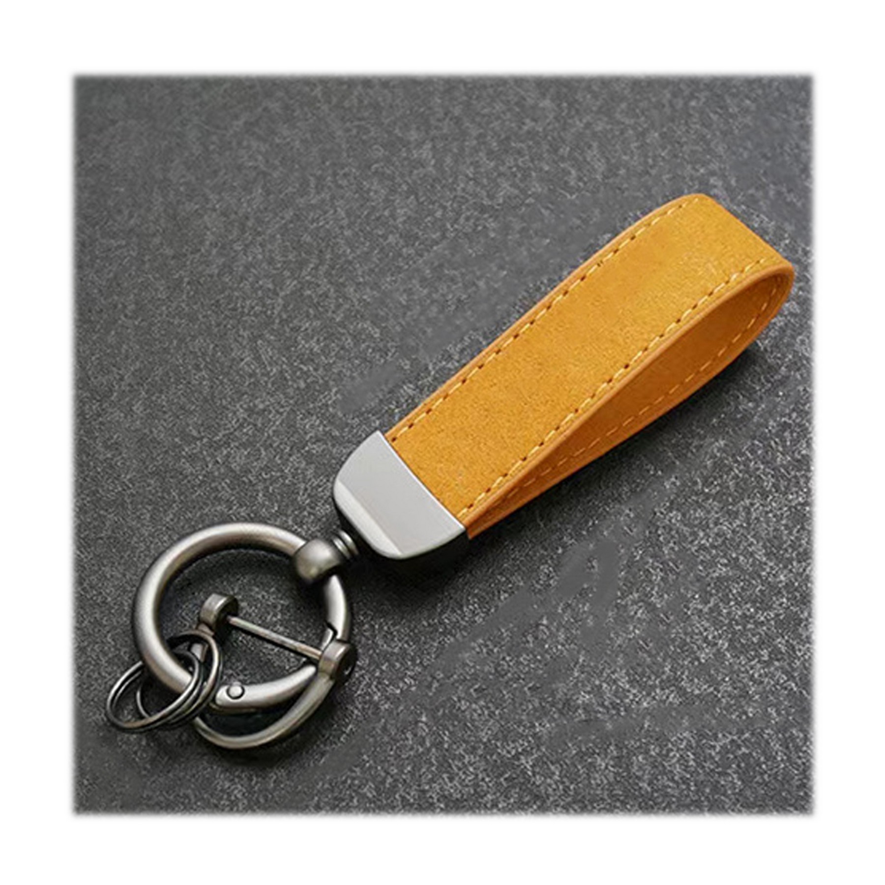 Leather Loop Car Keychain 4