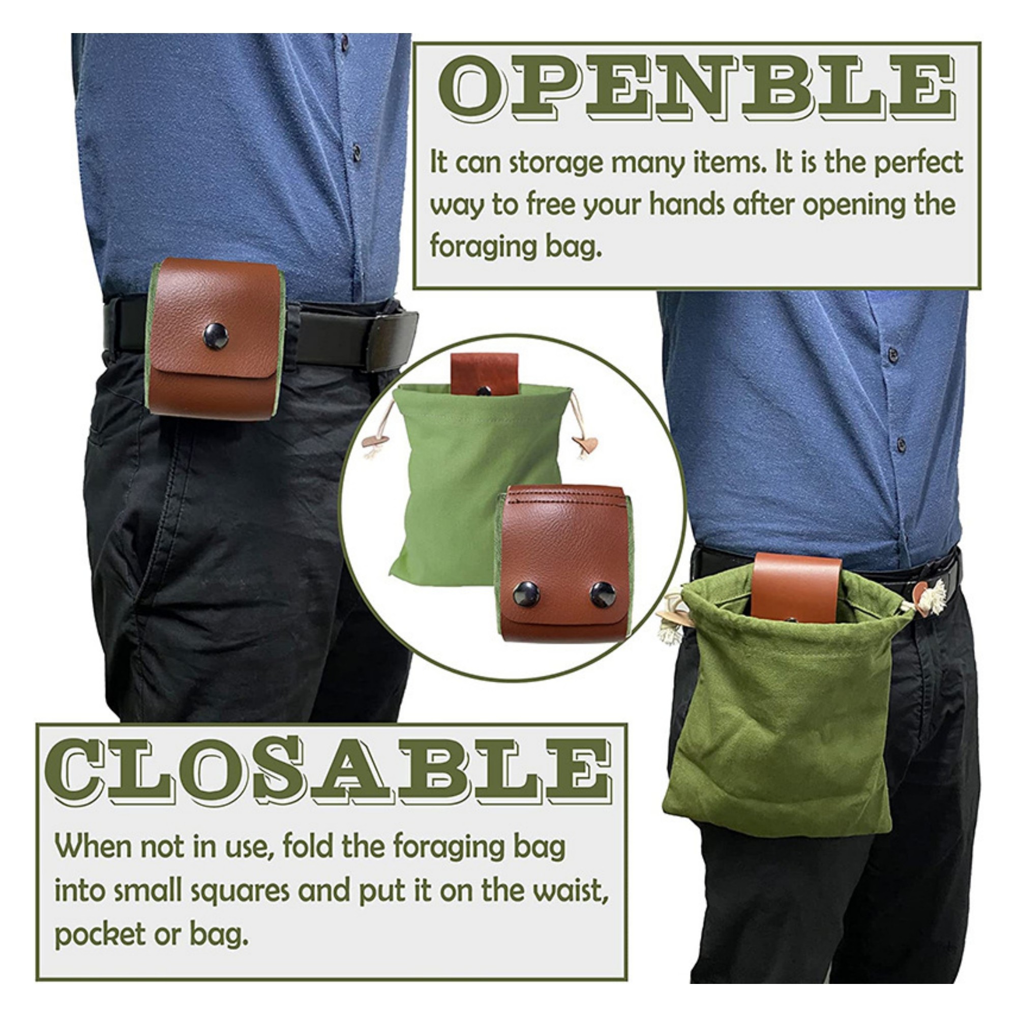 Collapsible Foraging Bag 7