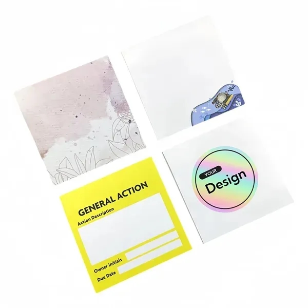 Colorful Self-Stick Sticky Notes - Full Adhesive 1