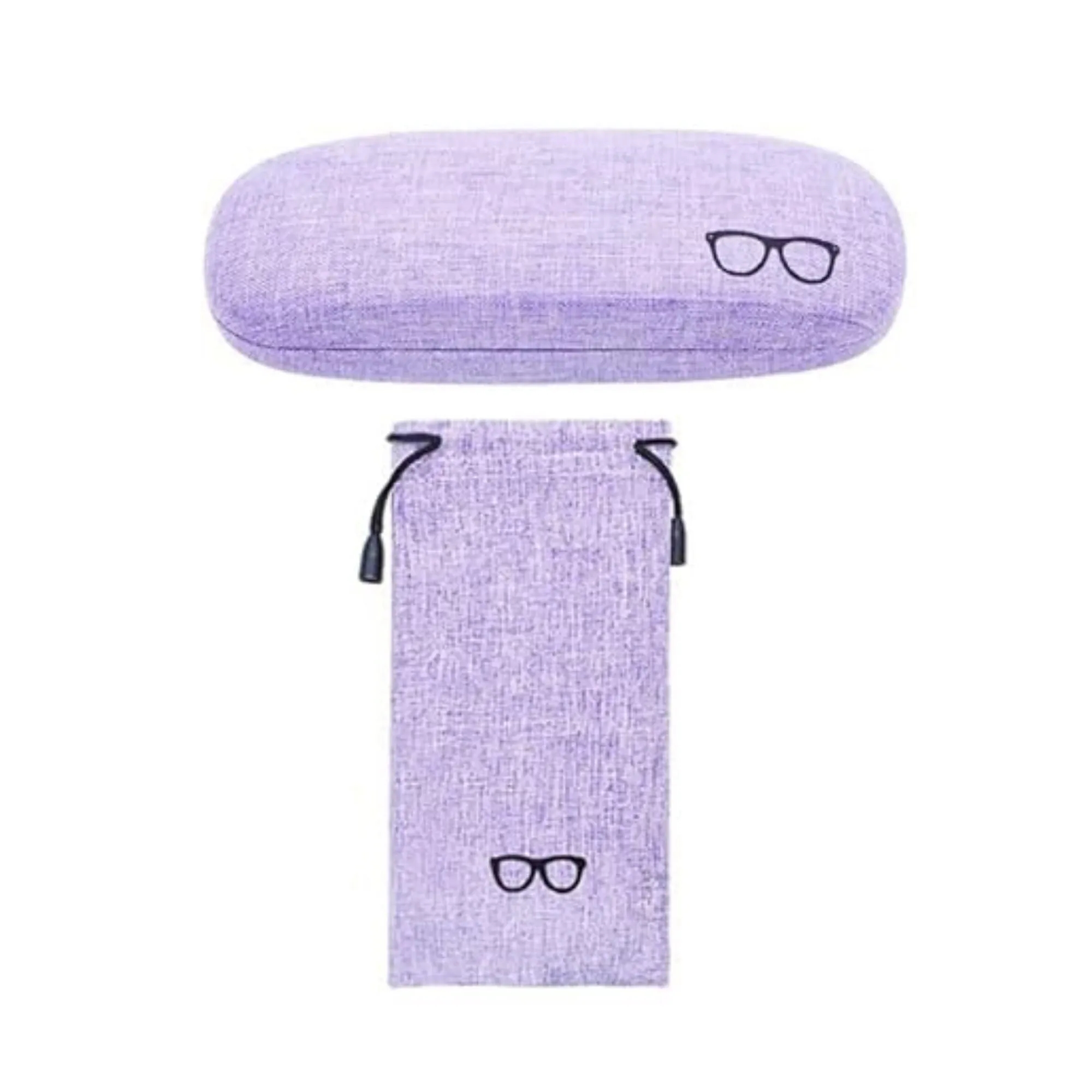 Glasses Storage Hemp Iron Box with Same Color Bag 2