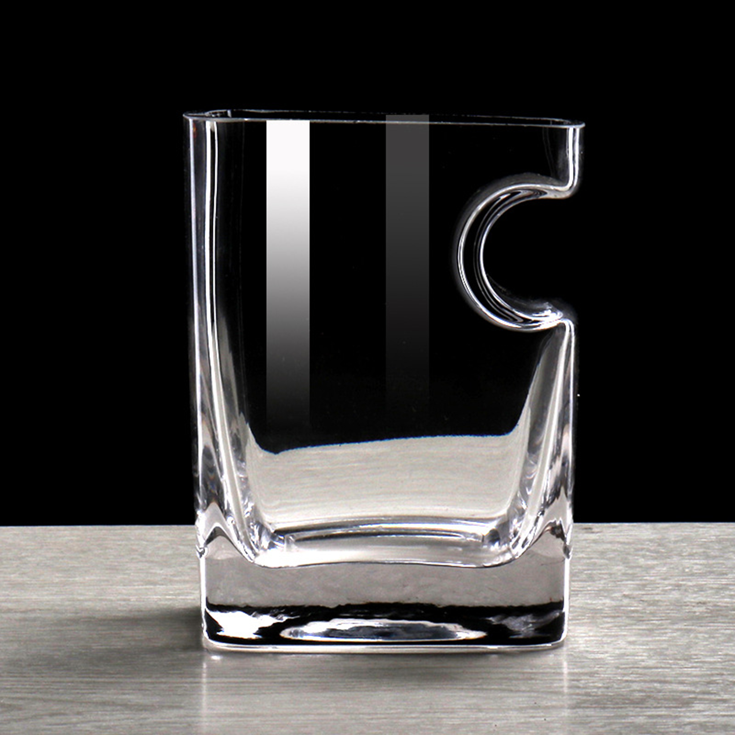 12Oz Crystal Clear Retro Whiskey Glass 5