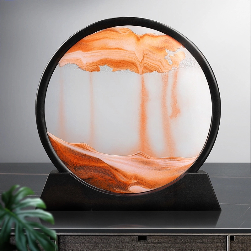 Creative Liquid Qauicksand Painting Art Hourglass 5