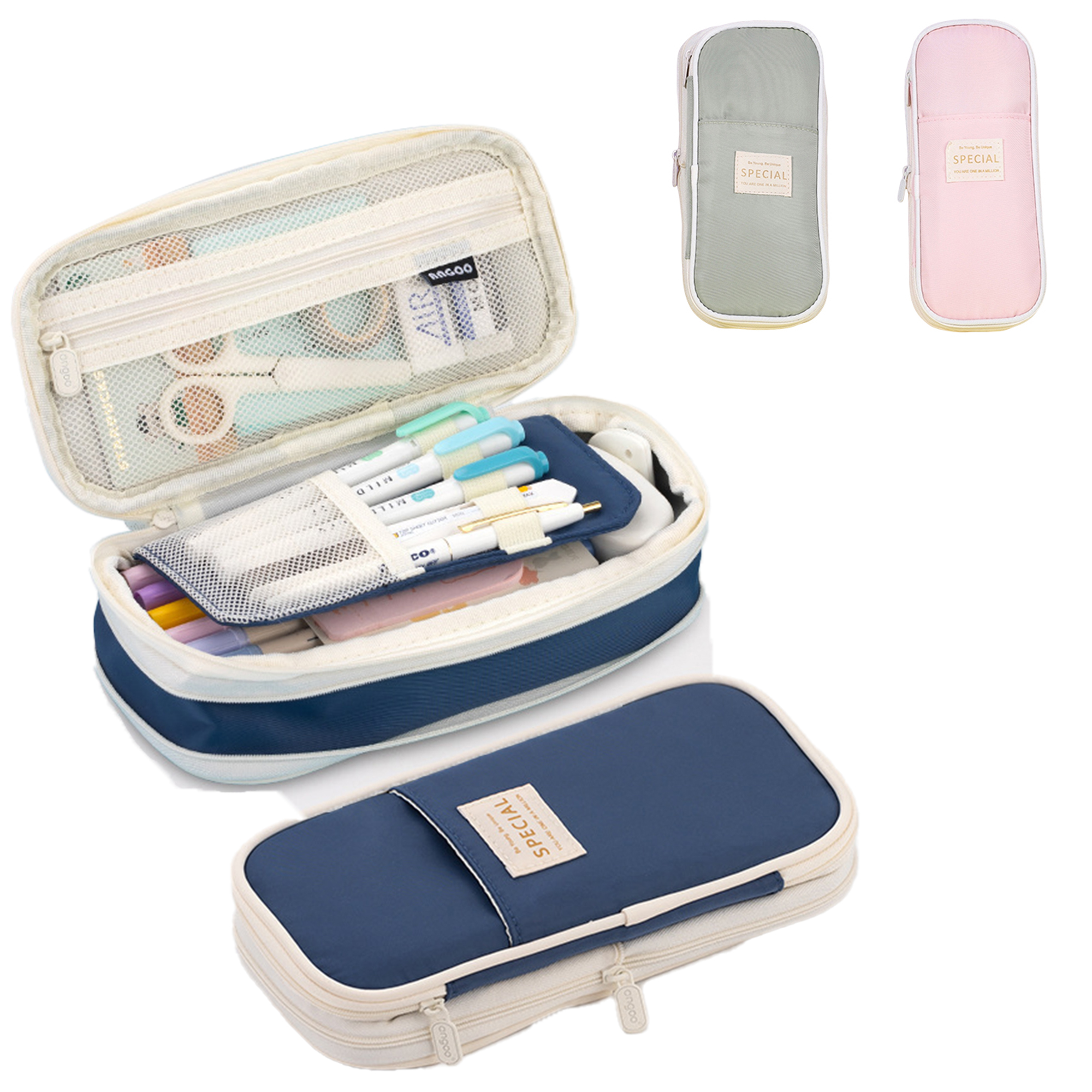 Double-layer Telescopic Pencil Box 1