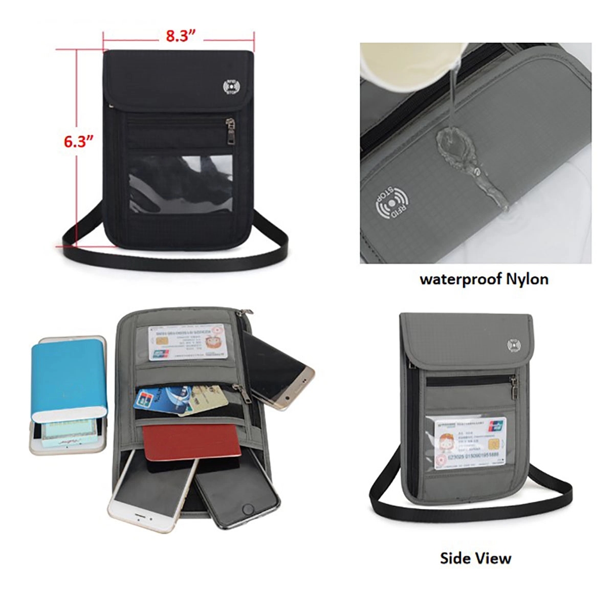 Travel Neck Pouch Wallet 2