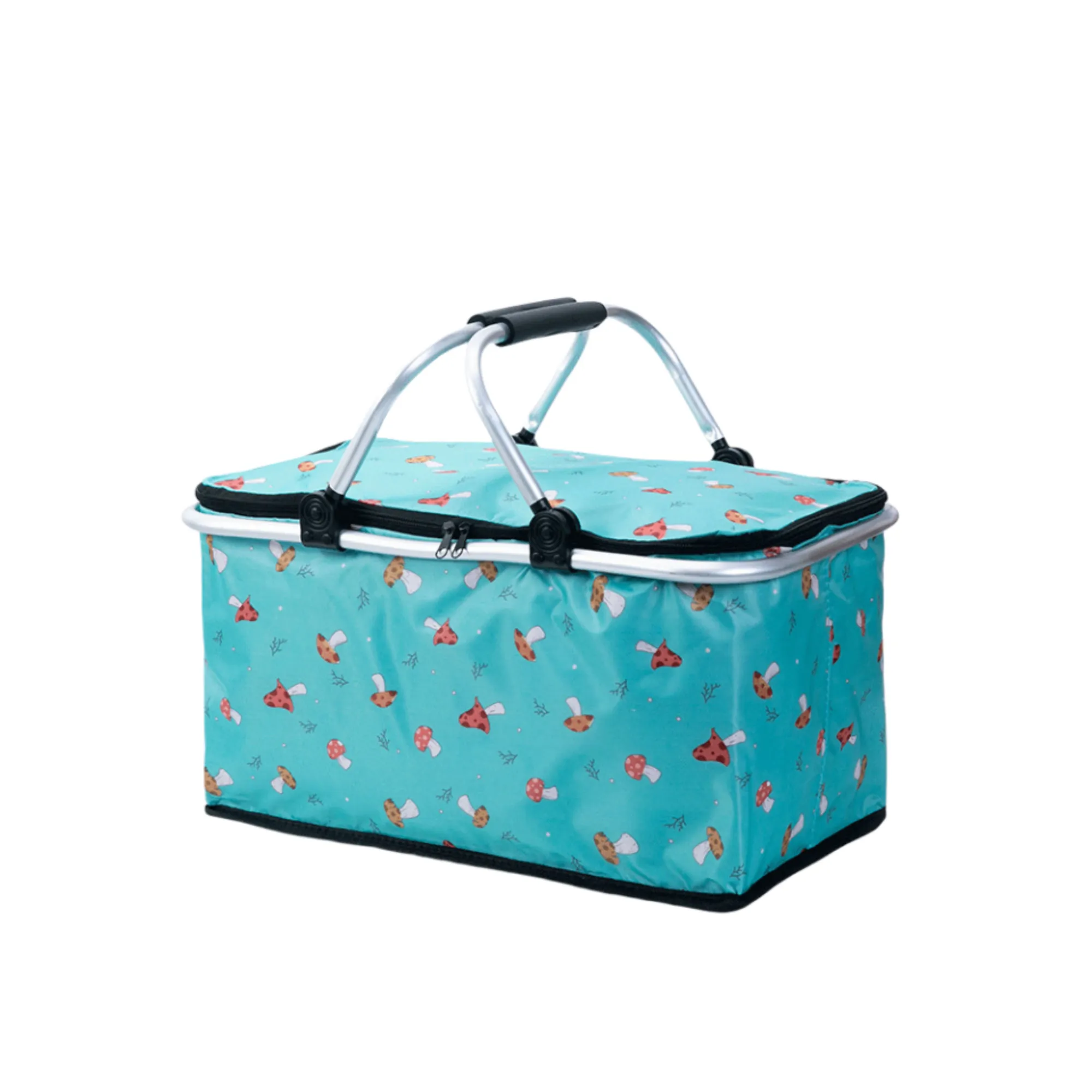 Foldable Insulated Cooler Bag Picnic Basket 9