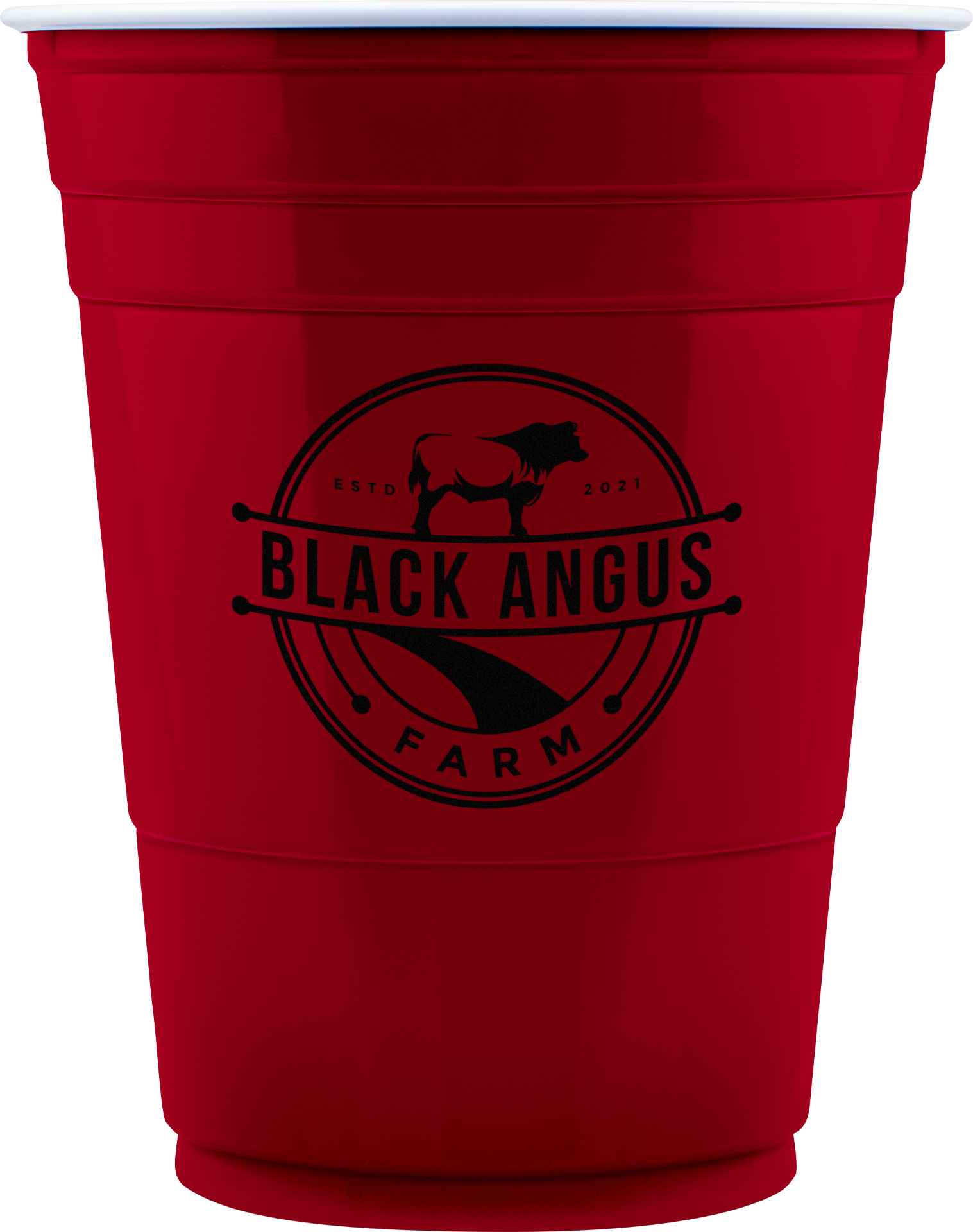 16/18 oz Solo® Plastic Party Cup Red Tradition Print 4