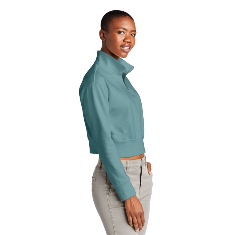 District Women's V.I.T. Fleece 1/2-Zip, custom hoodie or sweatshirt with logo imprint 28