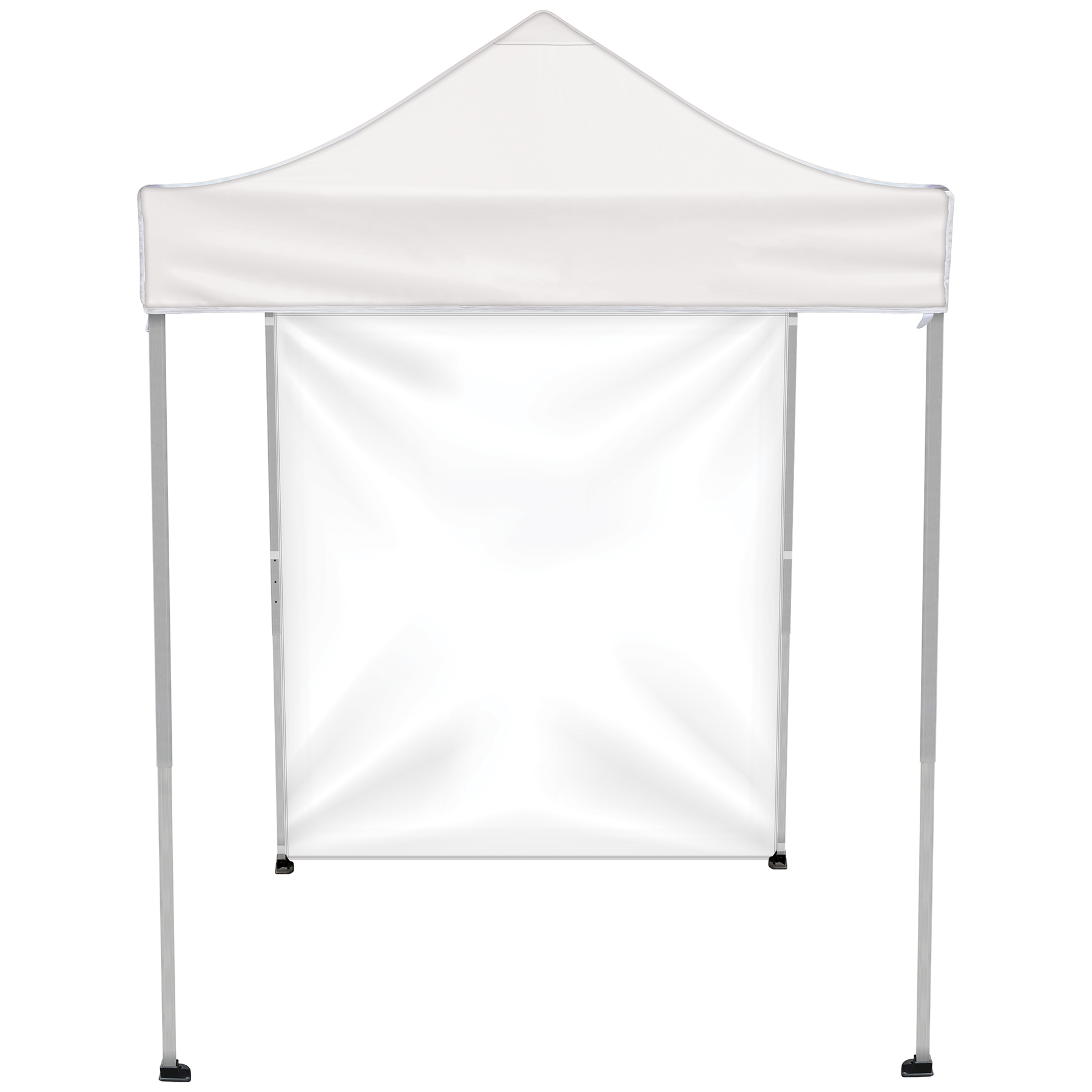 6.5' Square Canopy Tent with 1 Full Single Sided Wall 2