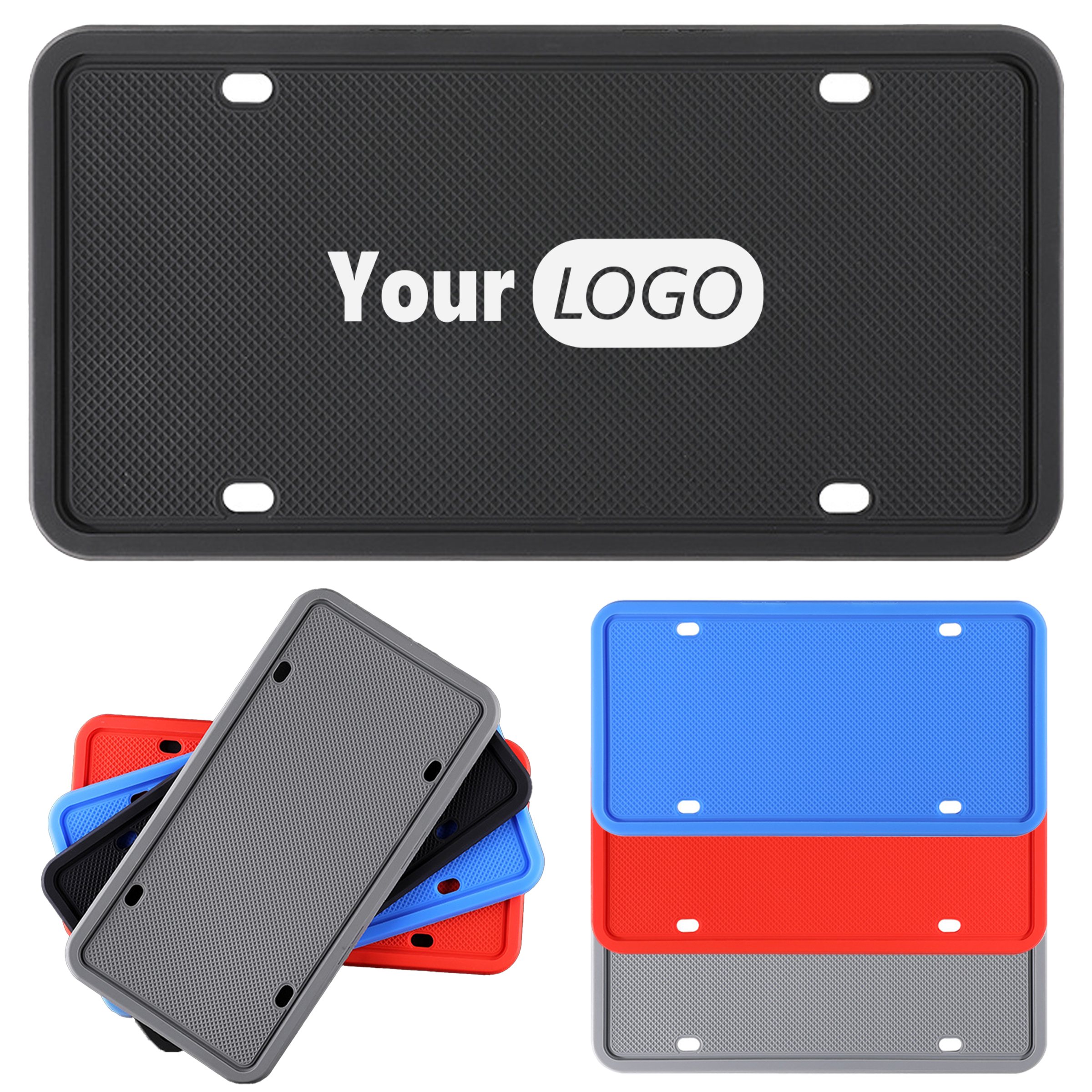 Silicone Waterproof License Plate Frame 4