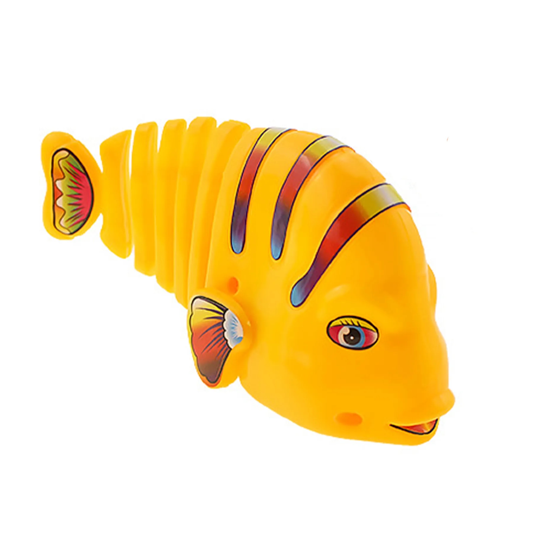 Plastic Post-80s Nostalgic Winding Rocking Fish 3