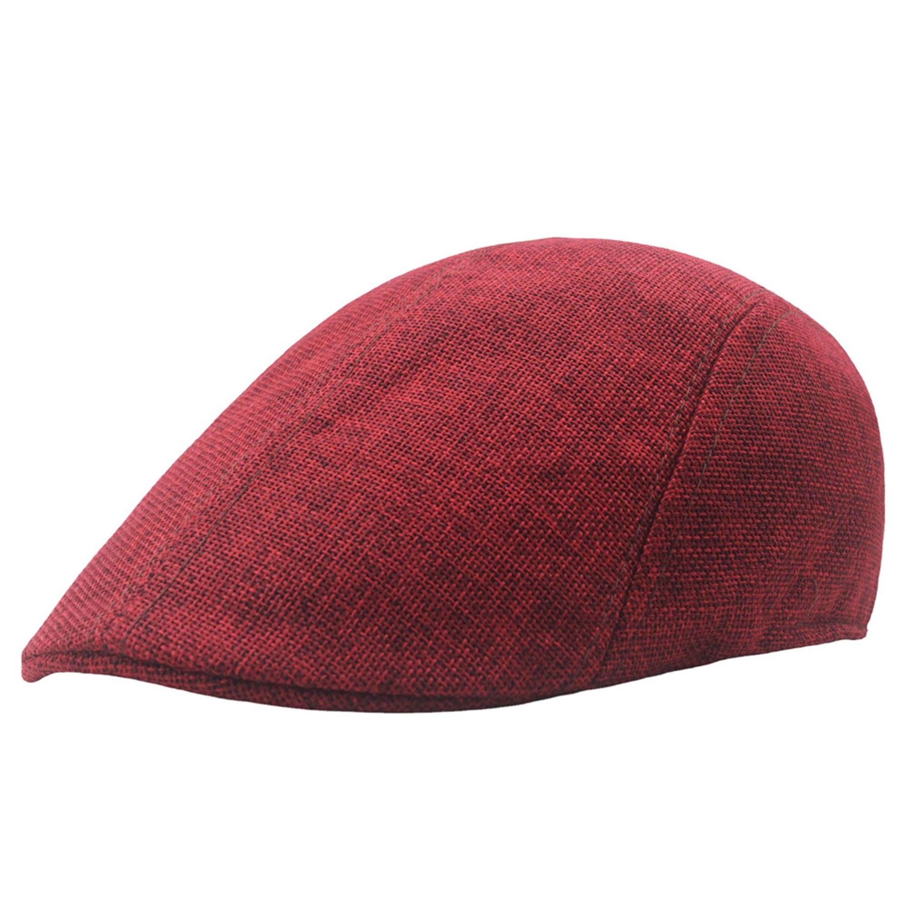 Imitation Cotton And Linen Forward Beret 6