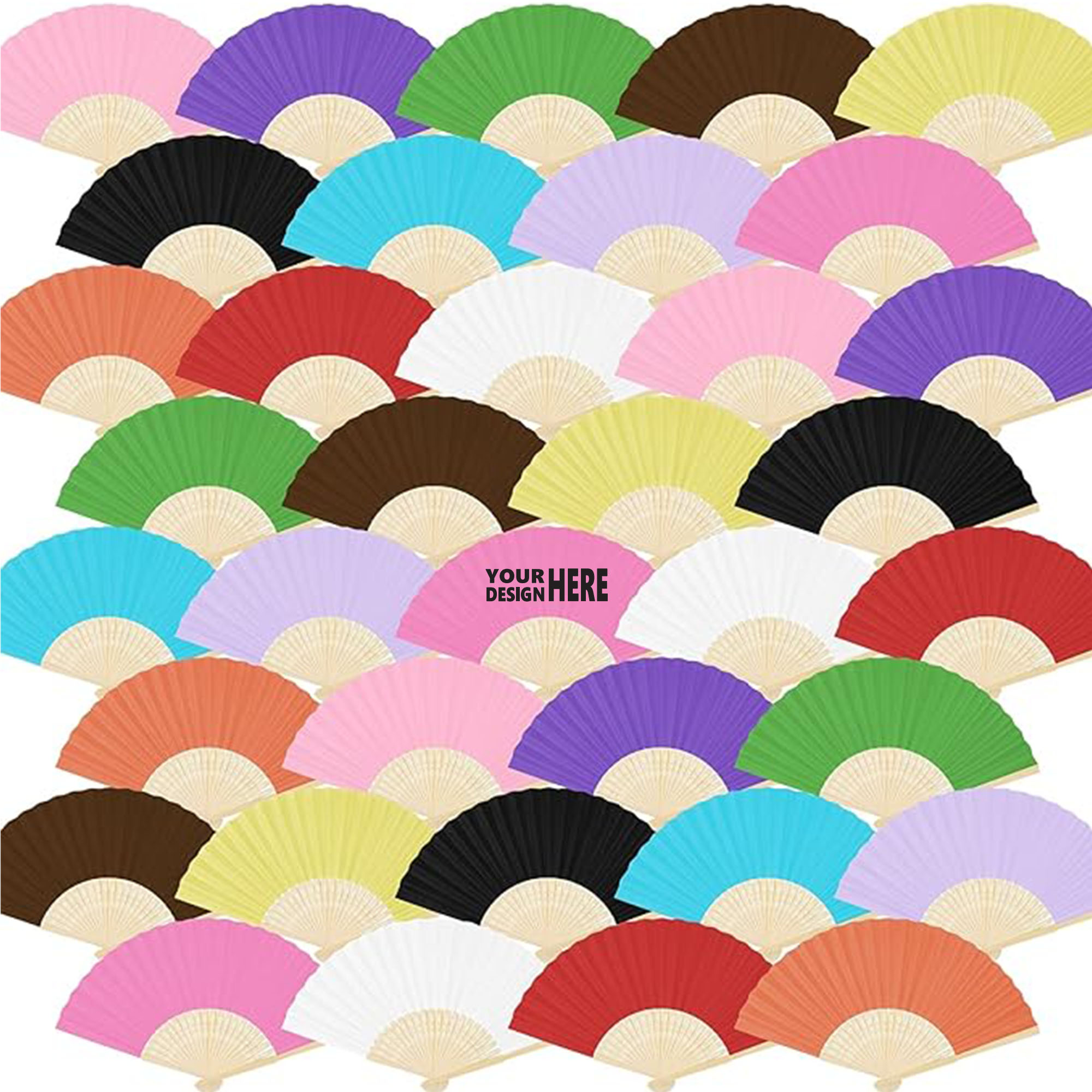 Exquisite Customizable Folding Fan Gift 2