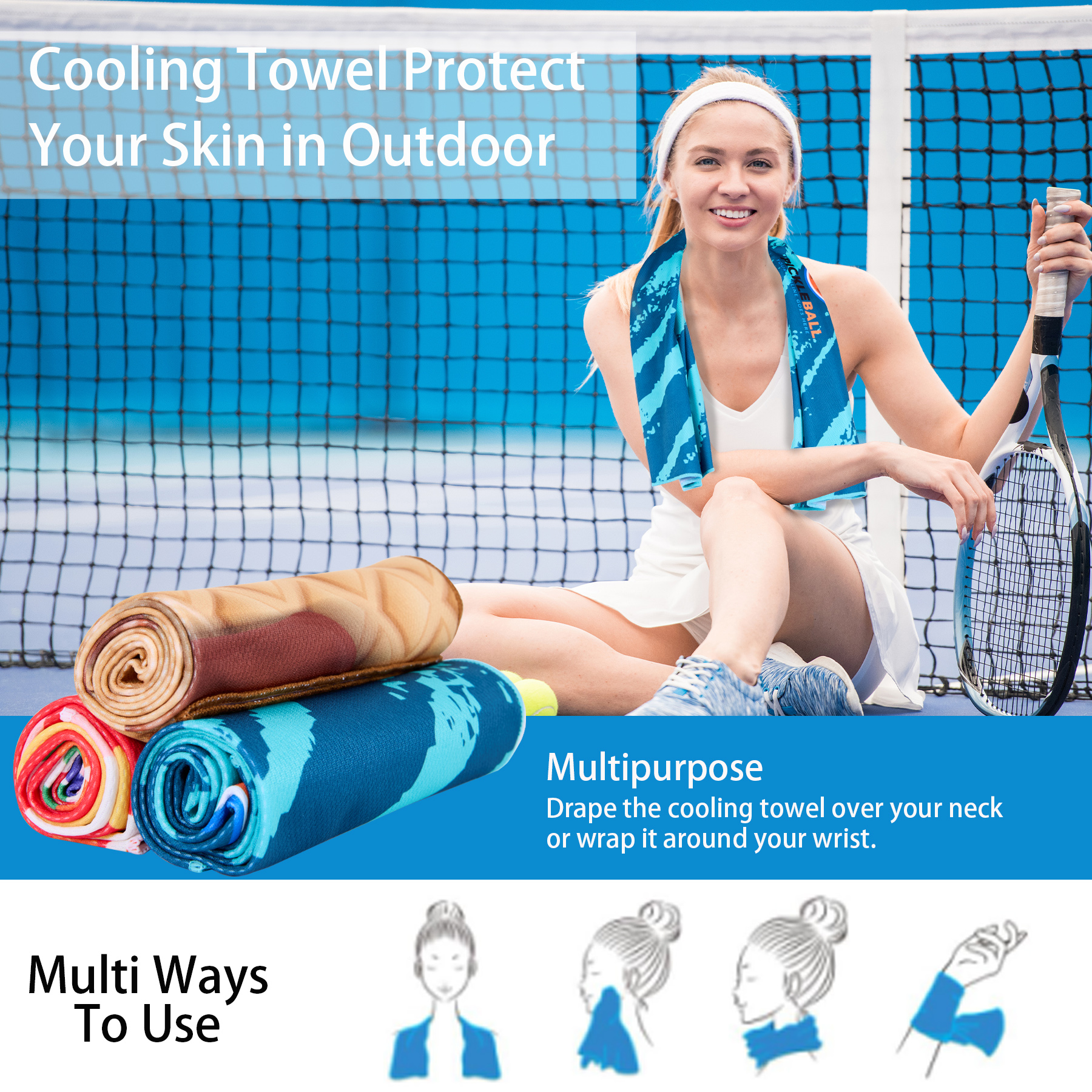 Full Color Cooling Towel 3