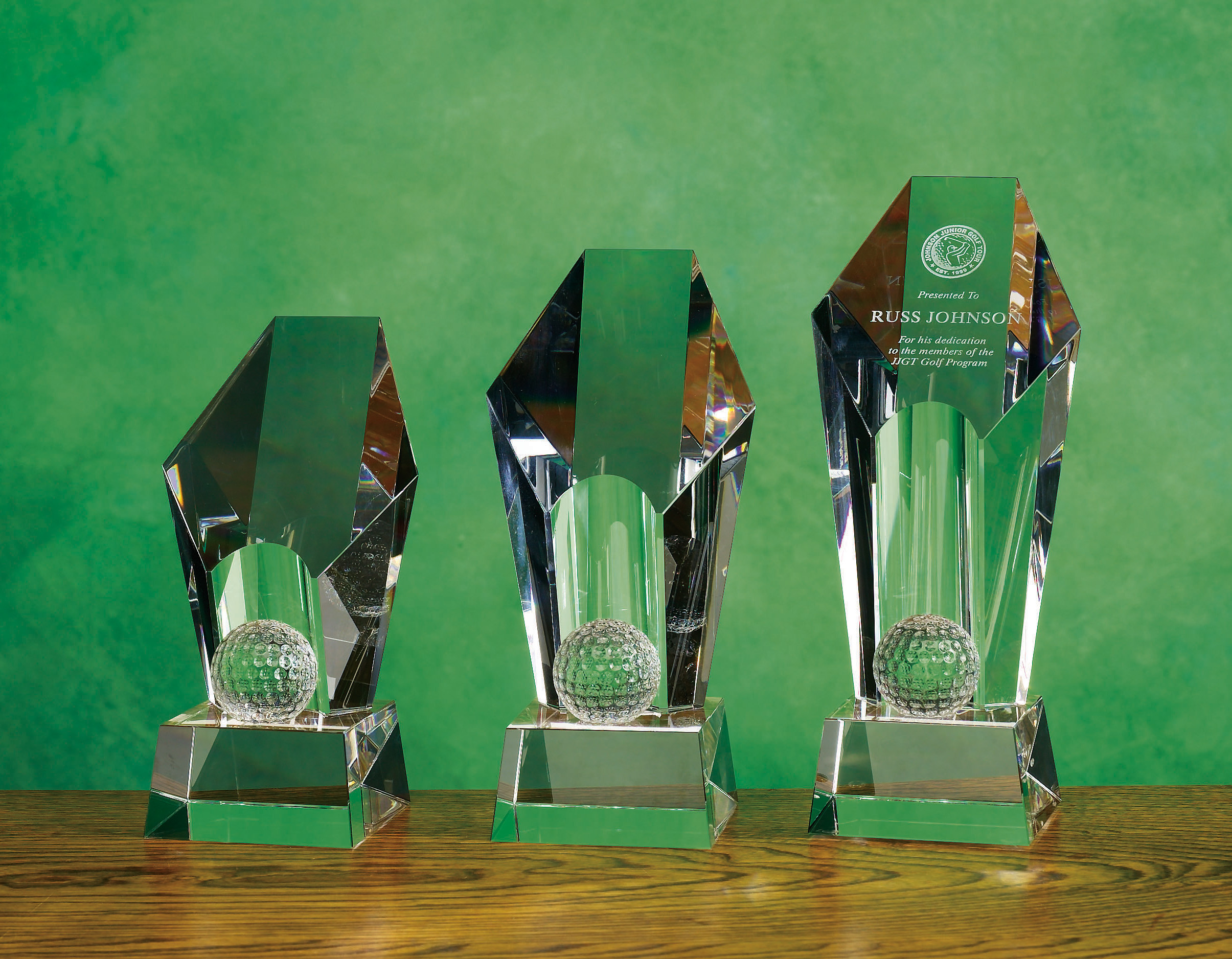 7" Crystal Bogey Award 2