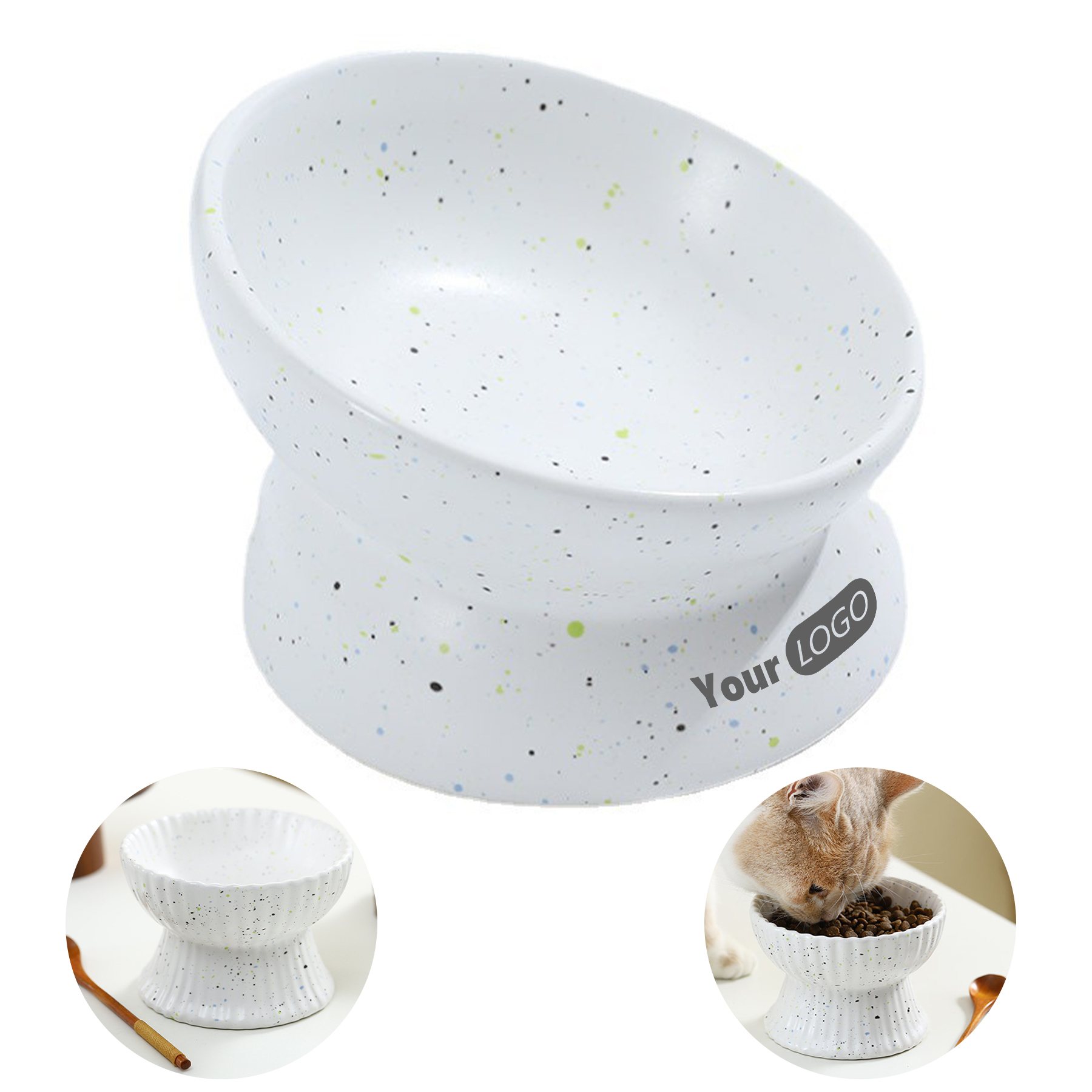Ceramic Pet Ceramic Cat Food Bowl 2