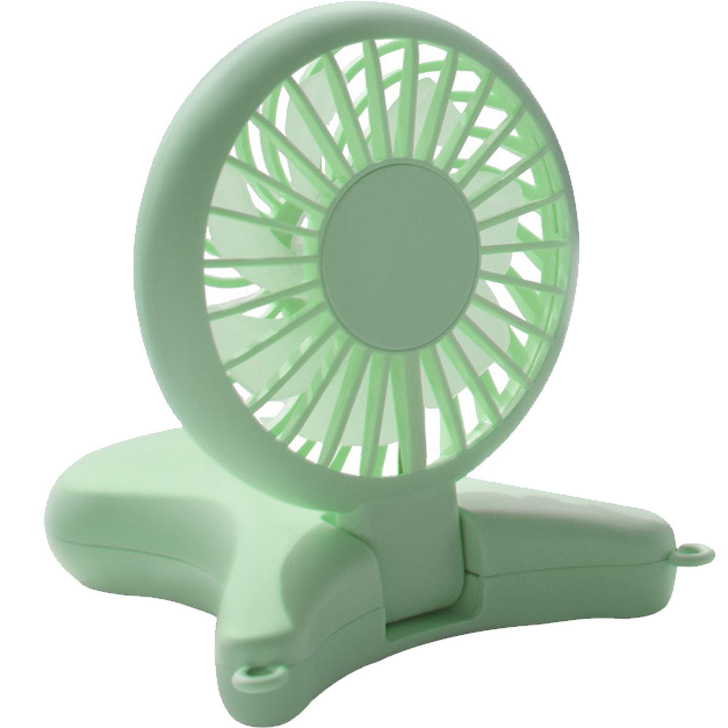 Adjustable USB Rechargeable Mini Neck Fan w/ Lanyard 8